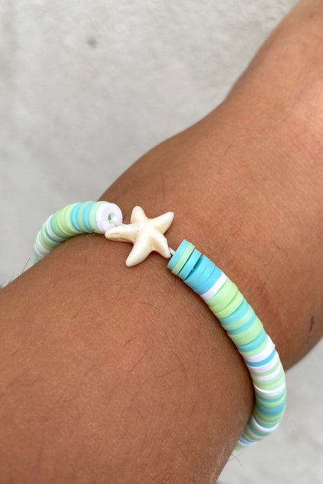 Starfish Aqua Mix Anklet