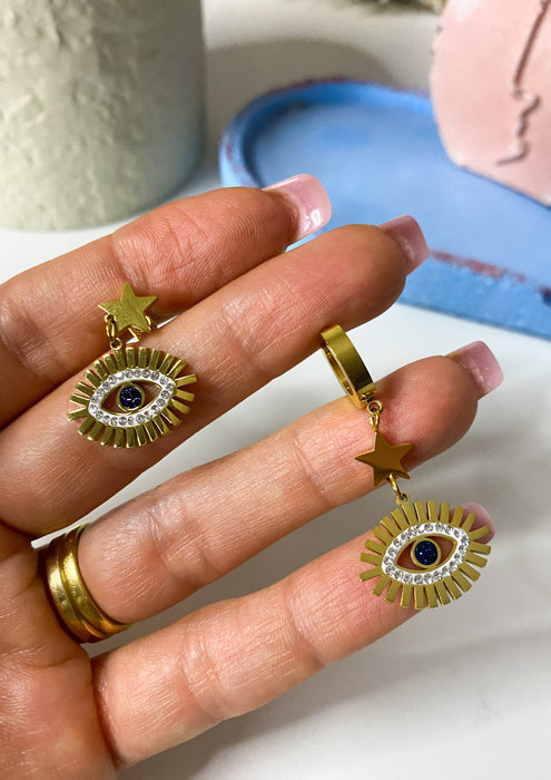 Evil Eye Mixmatch Earrings