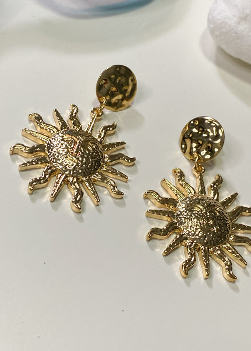 Molton Sun Drop Earrings