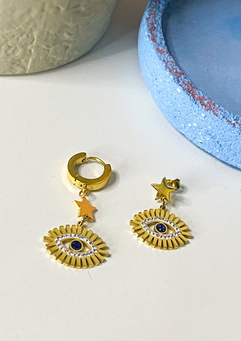 Evil Eye Mixmatch Earrings