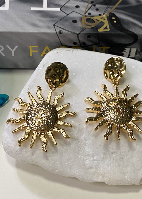 Molton Sun Drop Earrings