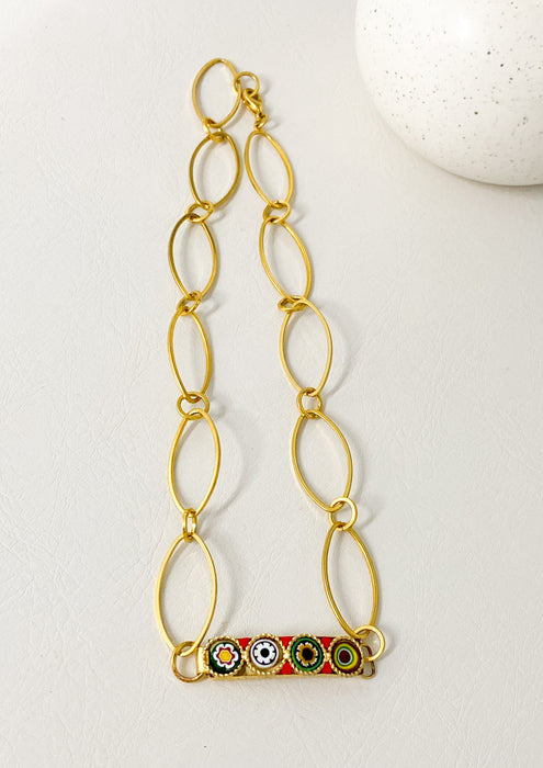 Mosaic Bar Necklace