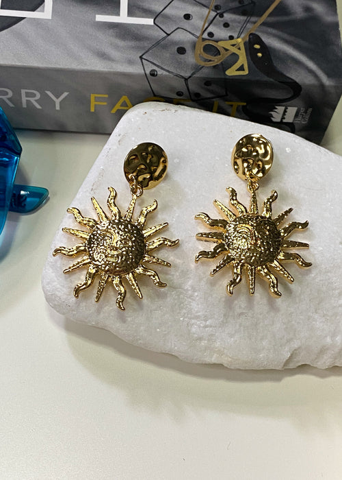 Molton Sun Drop Earrings