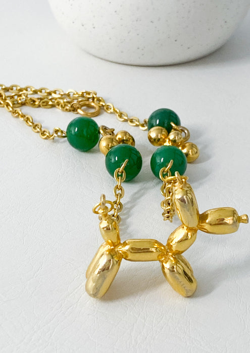 Balloon Pooch Long Necklace