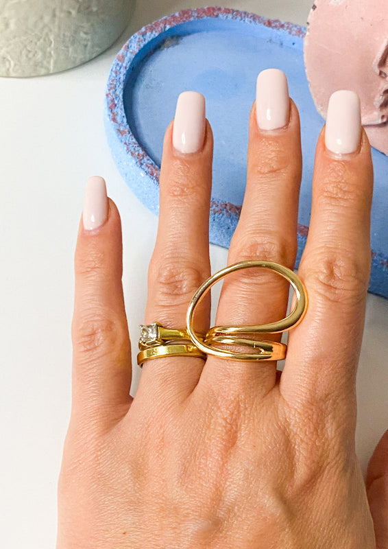 Gold Structural Ring