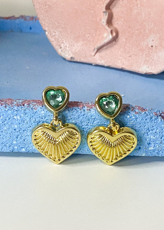 Lindos pendientes de corazón