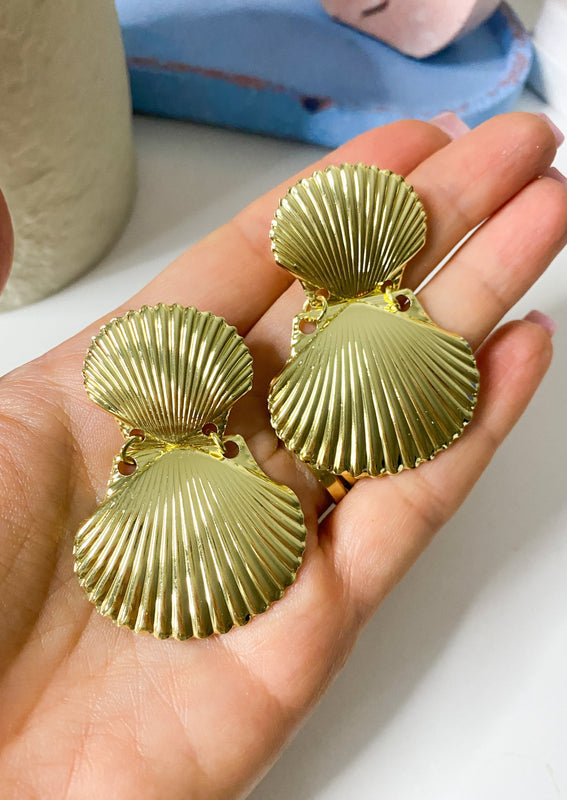 Seashell Drop Earrings