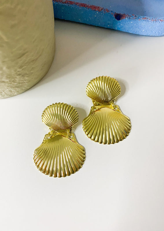 Seashell Drop Earrings