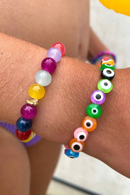 Lucky Eyes Beaded Bracelets