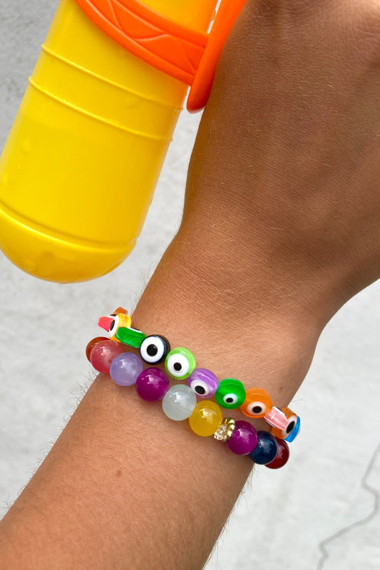 Lucky Eyes Beaded Bracelets