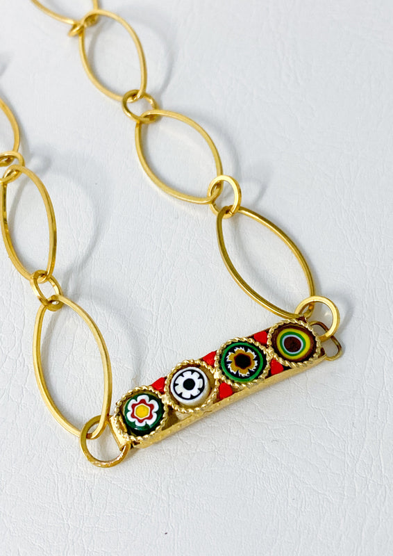 Mosaic Bar Necklace