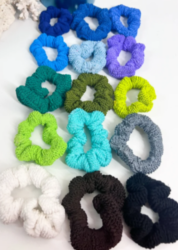 Crinkle Scrunchie - Cool Tones