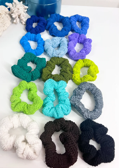 Crinkle Scrunchie - Cool Tones