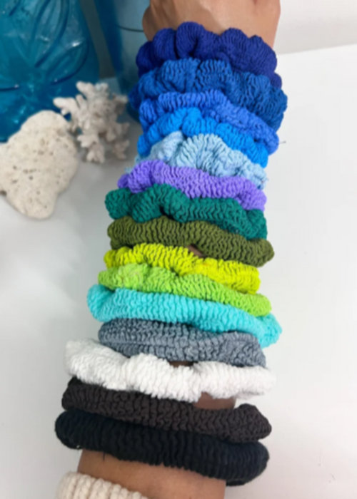 Crinkle Scrunchie - Cool Tones