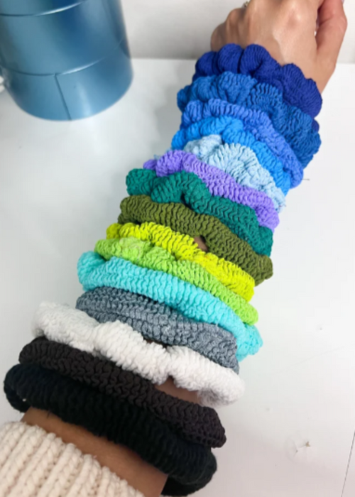 Crinkle Scrunchie - Cool Tones