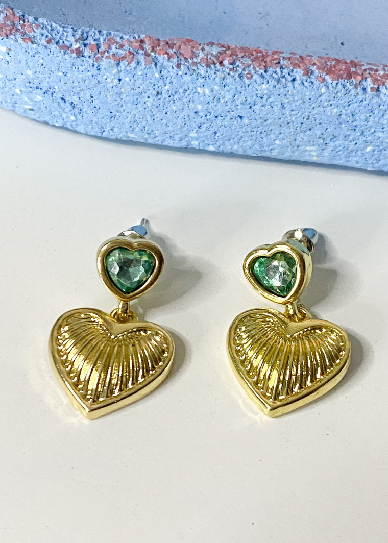 Lindos pendientes de corazón