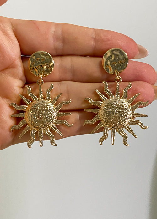 Molton Sun Drop Earrings