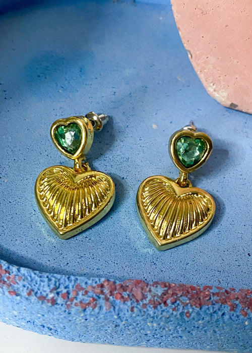 Lindos pendientes de corazón