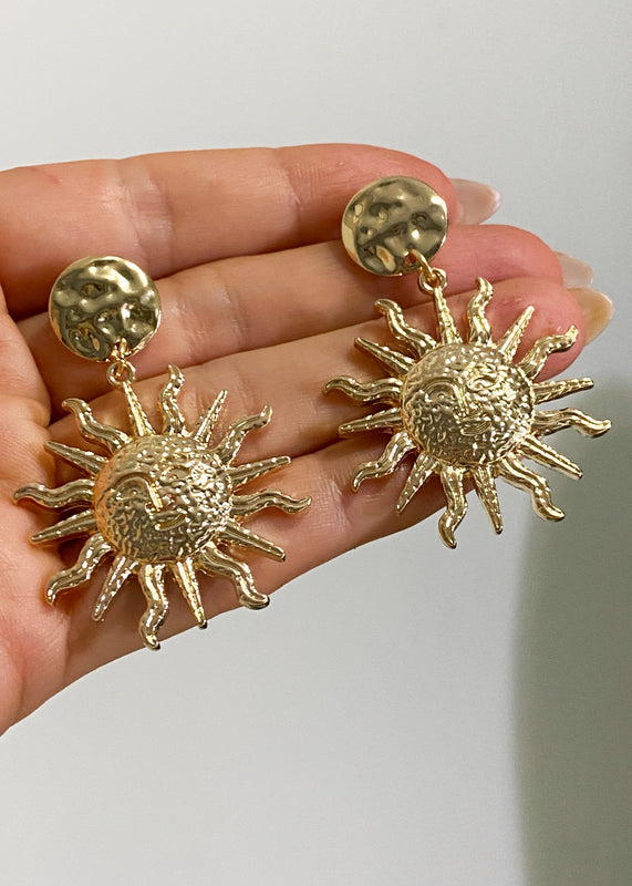 Molton Sun Drop Earrings