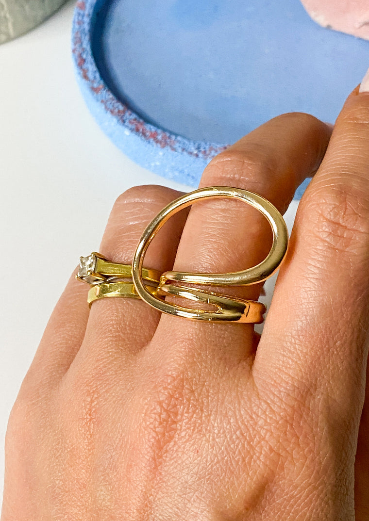 Gold Structural Ring