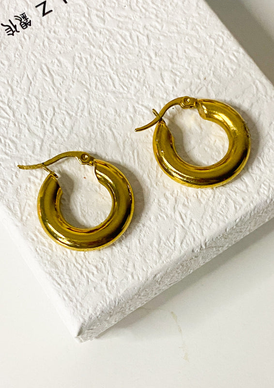 Gold Chunky Hoops