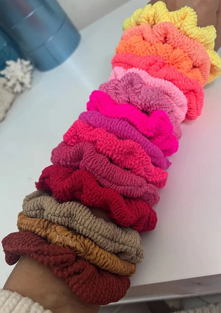 Crinkle Scrunchie - Warm Tones