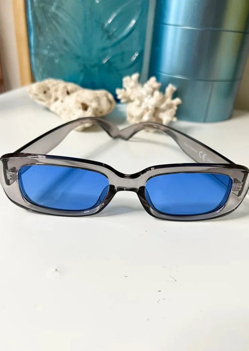 Translucent Rectangle Sunglasses