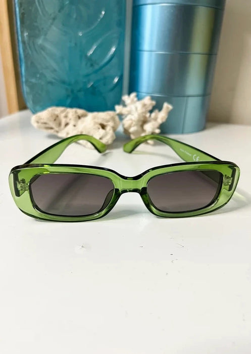 Translucent Rectangle Sunglasses