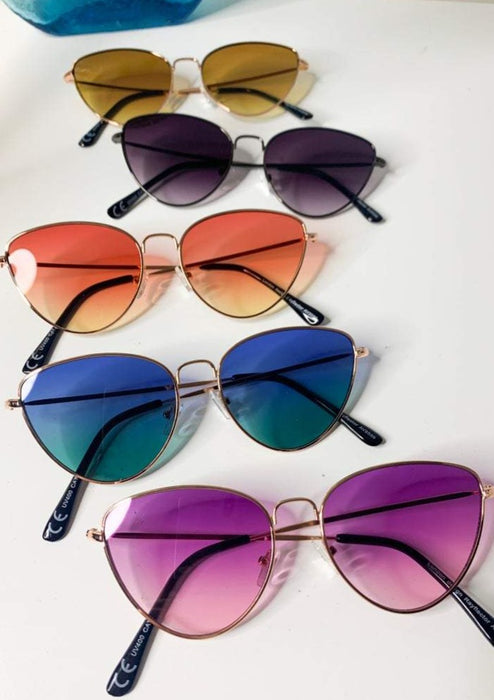 Cats Eye Sunglasses with Tinted Lens