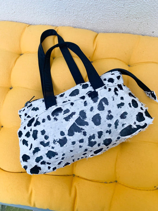 Distressed Dalmation Mini Bowling Tote